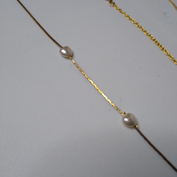 Lot Of 3 Heart Bead Jewelry 2 Ankle Bracelets 1 Necklace - Picture 14 of 16